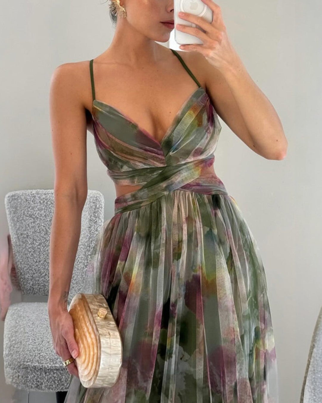 La Luce| Abito Maxi Eleganza Floreale