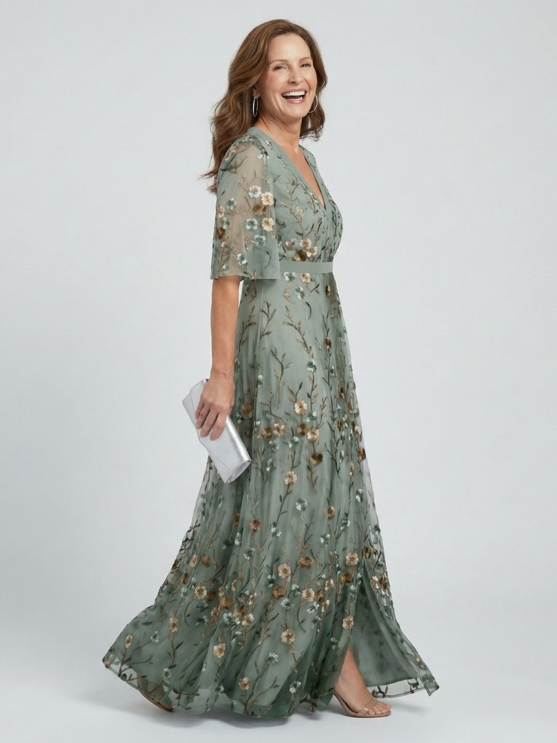 Selora | Abito Maxi Flow con Scollo Halter