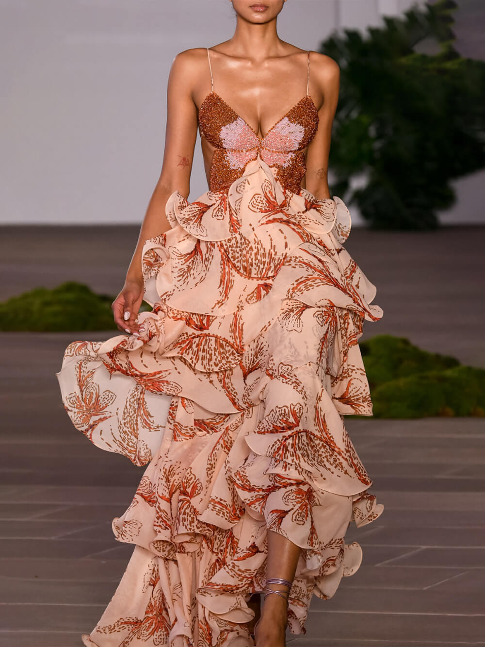 La Luce | Abito Maxi Papillon Signature