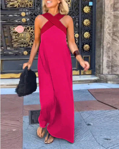 Quirine™ | Abito Maxi con Chiusura a Incrocio