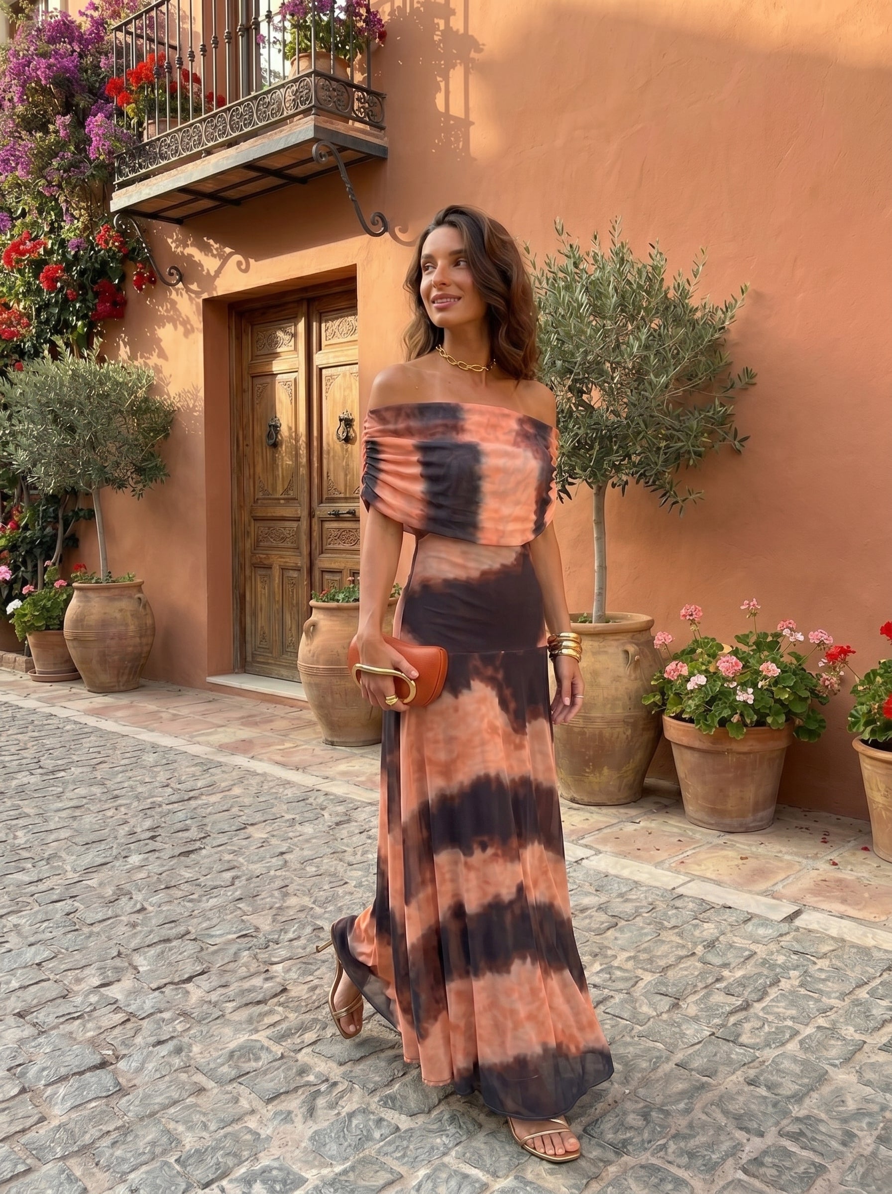 Vestito di Toledo con stampe