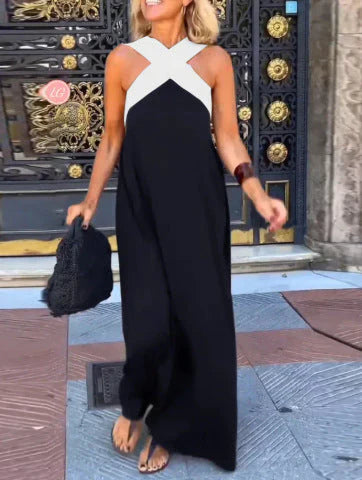 Quirine™ | Abito Maxi con Chiusura a Incrocio