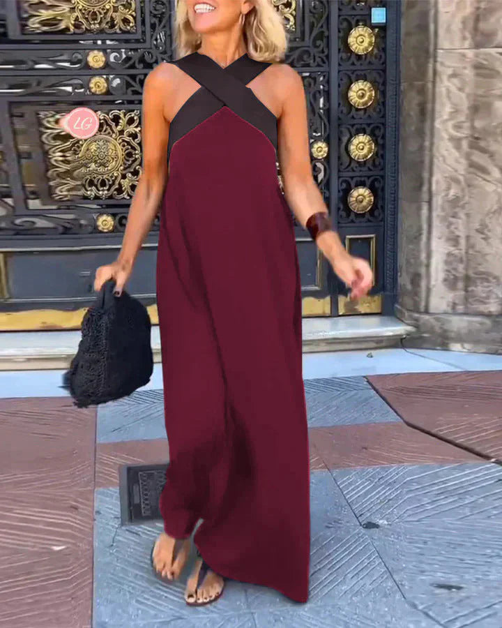 Quirine™ | Abito Maxi con Chiusura a Incrocio