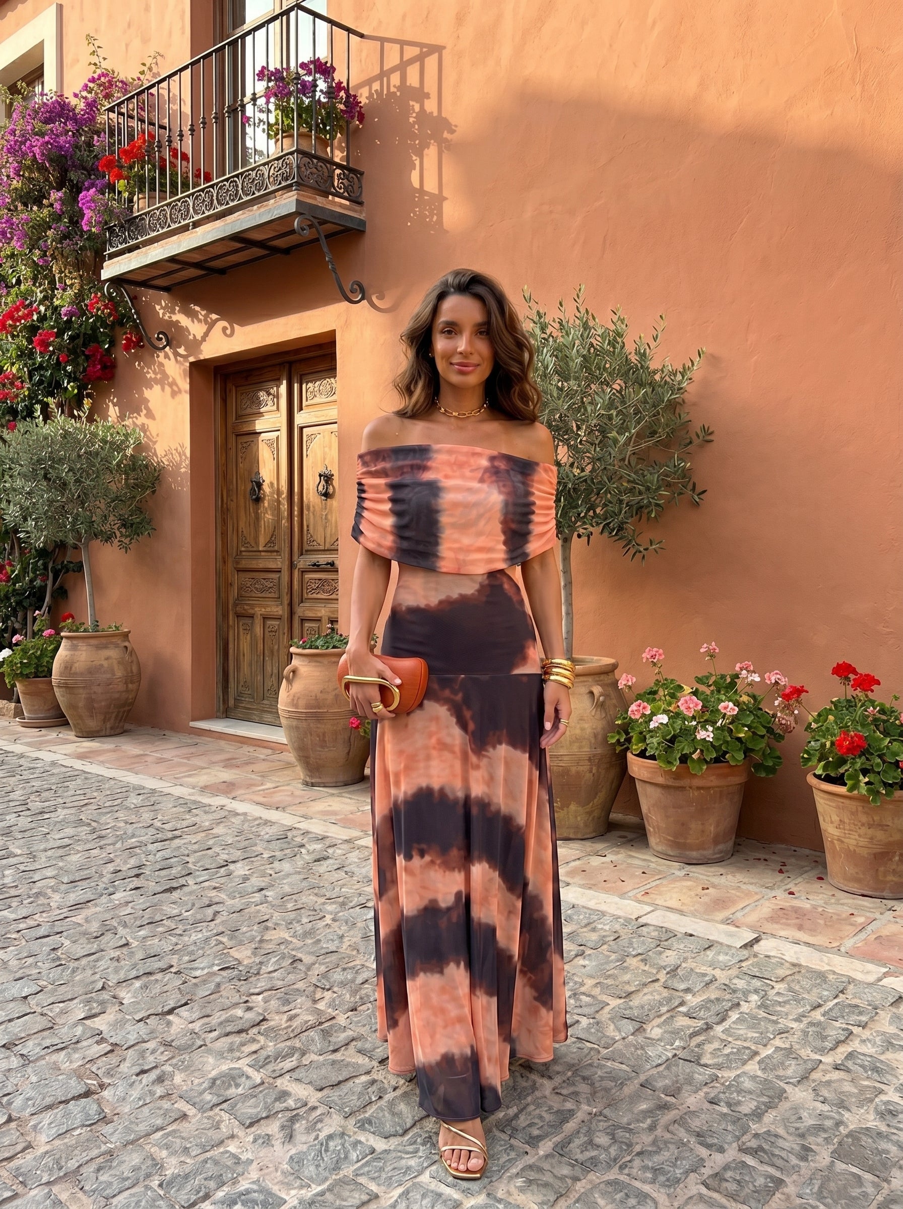 Vestito di Toledo con stampe